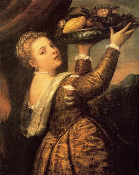 A Menina com a Cesta de Frutas (Lavinia) - 1558