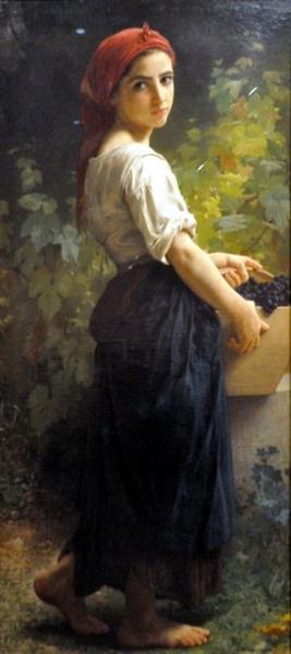 Menina com Uvas - 1875