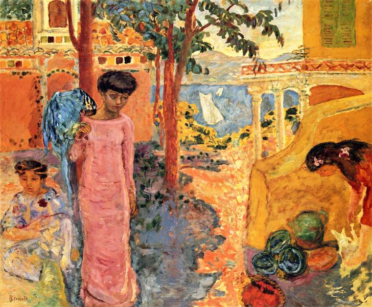 Girl with Loro - 1910