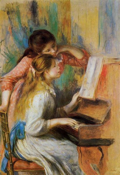 Piano Girls - 1892