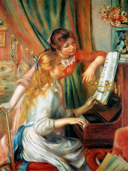 Girls at the Piano - 1892