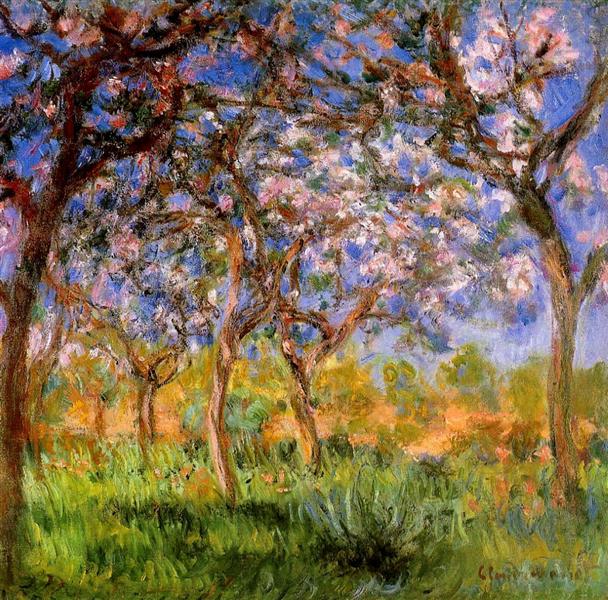 Giverny wiosną - 1900