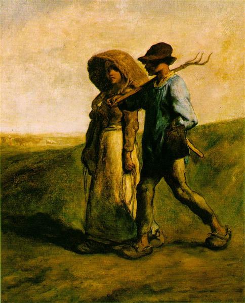 Going to Work - 1853