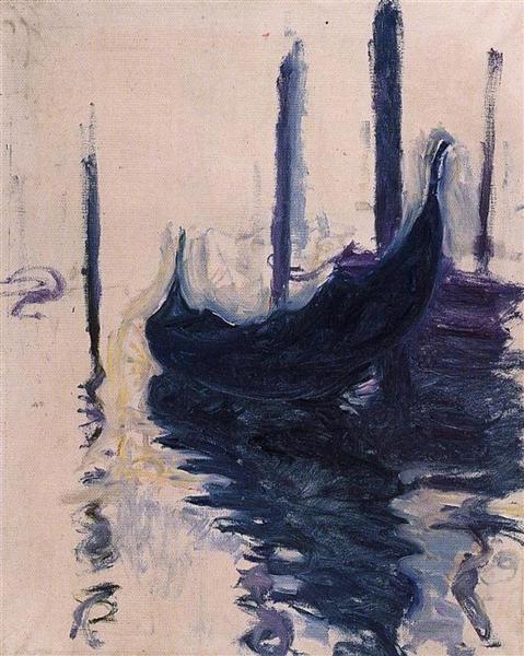 Gondola in Venice - 1908