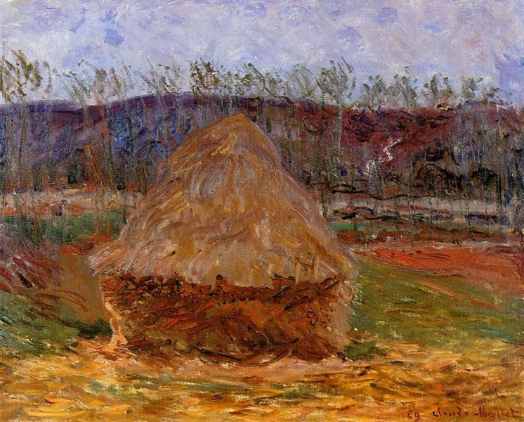 Getreidebatterie in Giverny - 1889