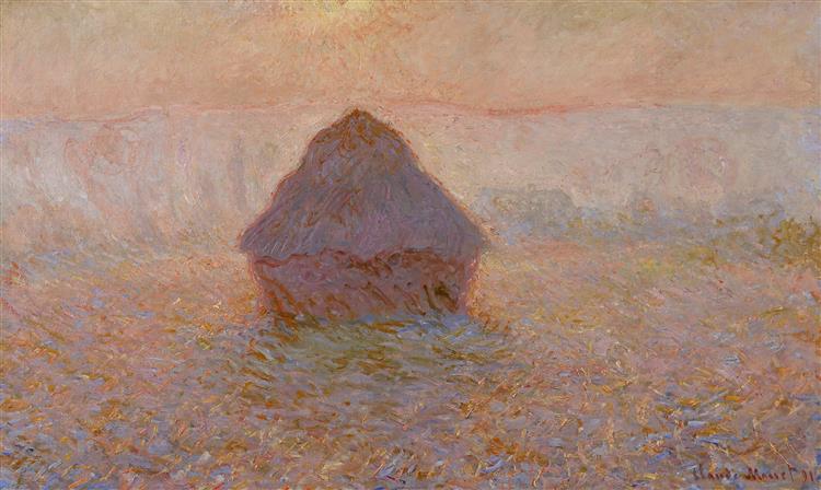 GrainStack - Sun in the Fog - 1891