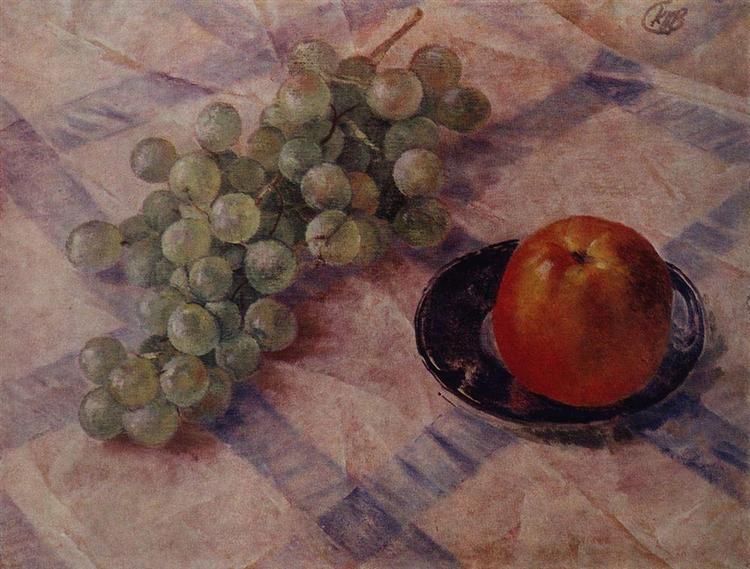 Grapes and apples - 1921