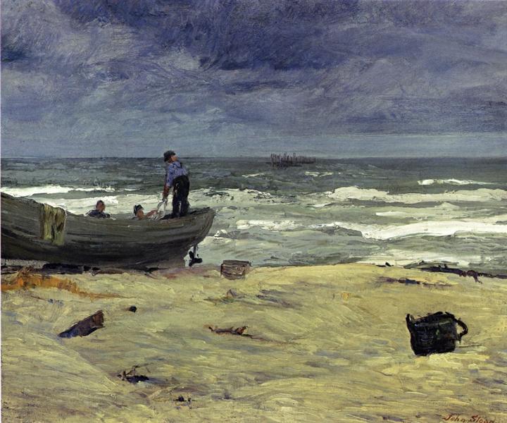 Grey Day - Jersey Coast - 1911