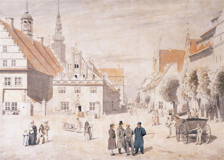 Рынок Greifswald - 1818