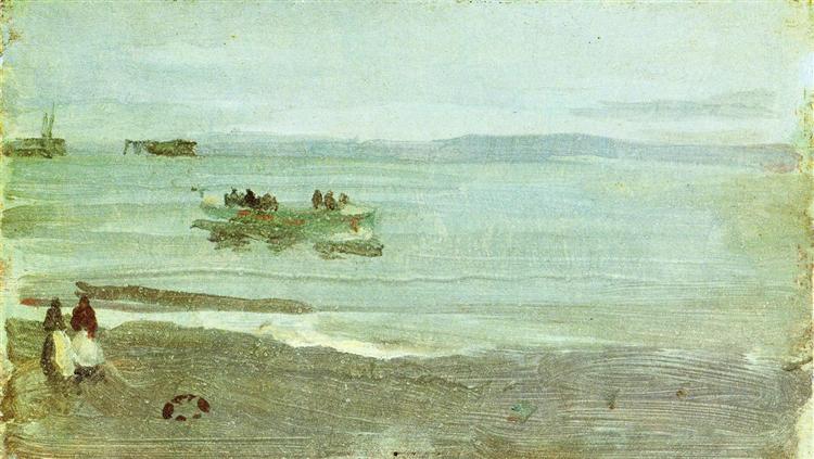 Niebla Gris Y Plateada - Bote Salvavidas - 1884