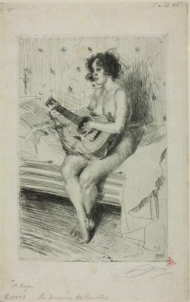 Guitariste - 1900