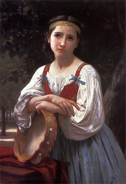 Gypsy with Basque drum - 1867