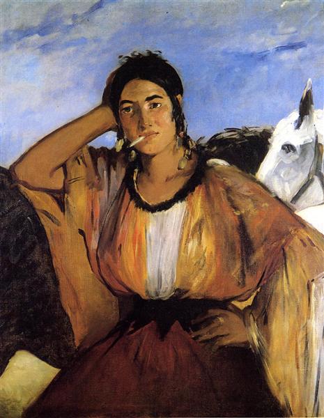 Gypsy Woman With A Cigarette - 1862