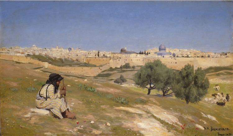 Jerusalem aus dem Südosten - 1890