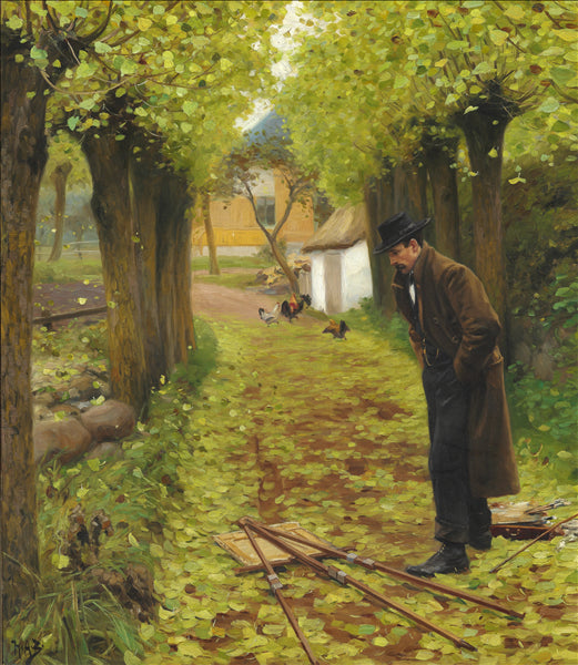 Anillo De Los Ángeles De His Fallen Easel - 1883