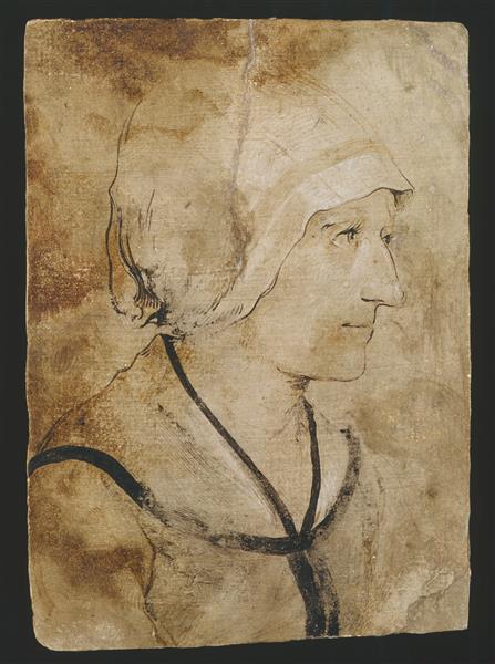 Retrato de uma esposa de um pedreiro desconhecido - 1505