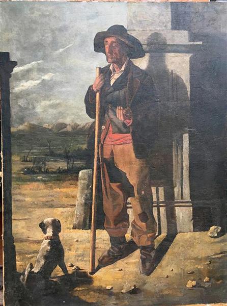 Man with a dog