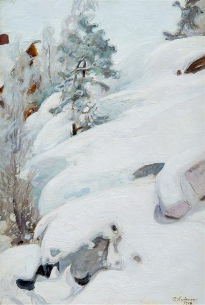 Paysage d'hiver - 1908