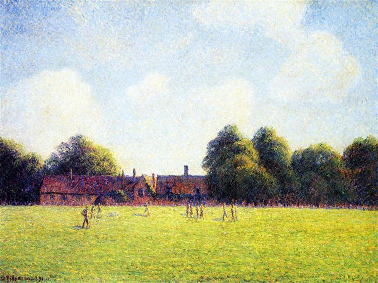 Hampton Court Green - London - 1891