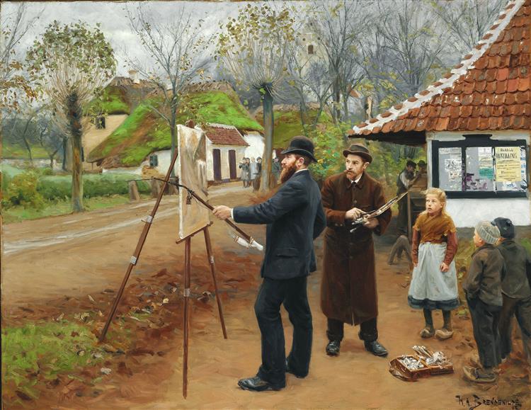 Ring Painting Aasum's Horsesherry - 1893