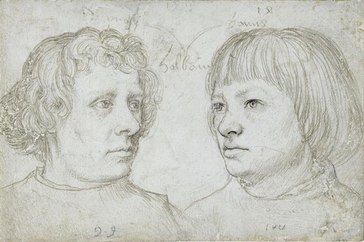 Ambrosius and Hans - the artist's children - 1511