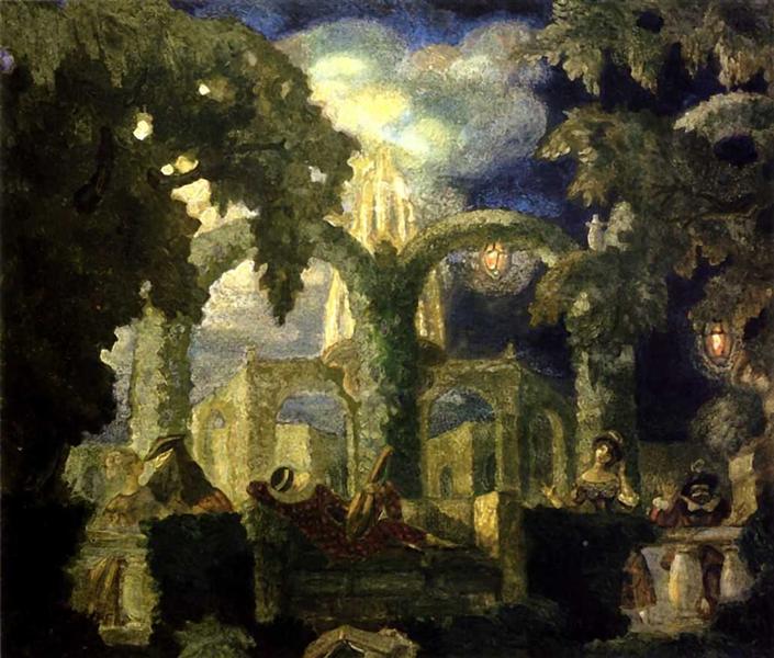 El Jardín De Arlequín - 1915