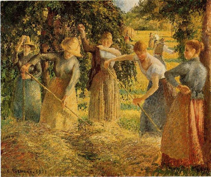 Harvest in Eragny - 1901