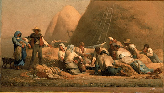 Colheitadeiras descansando - 1853