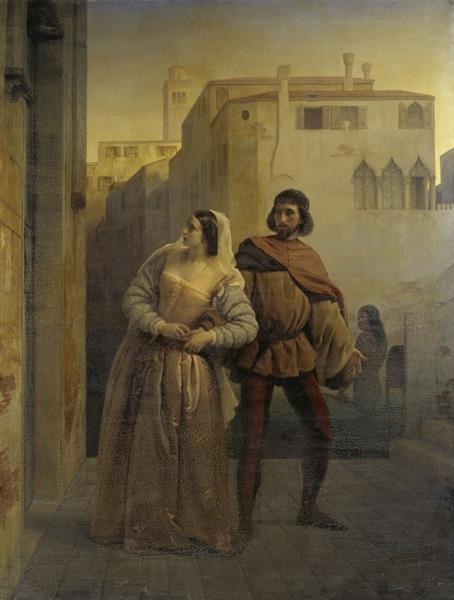 Bianca Capello escapes Venice - 1861