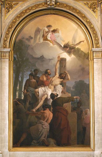 The martyrdom of the Apostle Bartolomé - 1856