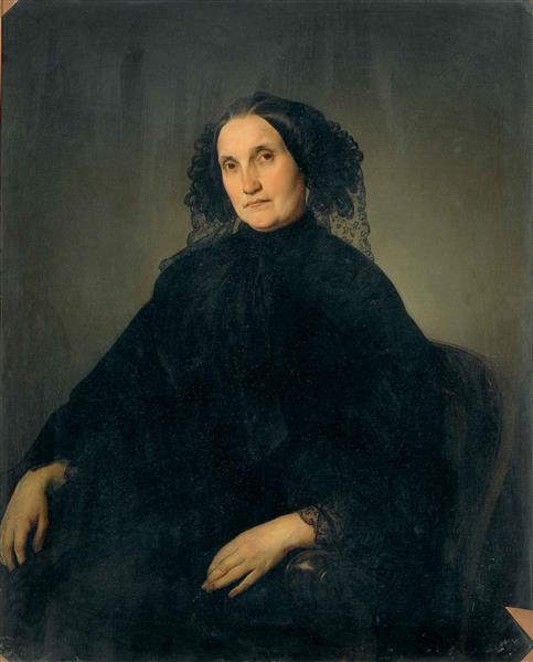 Porträt von Emilia Morosini Zeltner - 1852