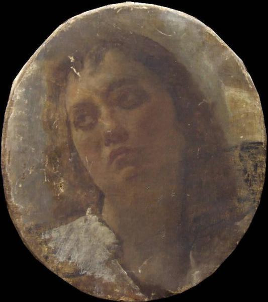 Study of a female head - 1880