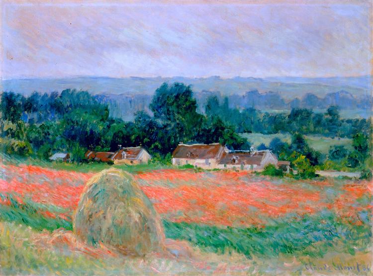 Giverny in Pajar - 1886