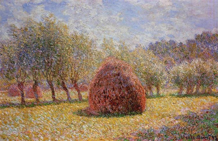 Montes de feno em Giverny - 1895