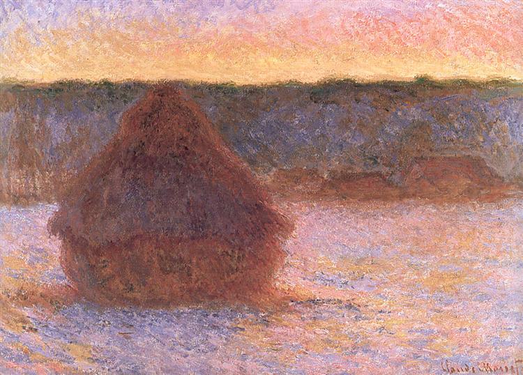 Pajares à Sunset - Climat de crème glacée - 1891