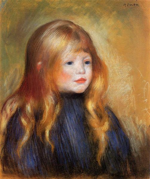 Cabeza De Niño (Edmond Renoir) - 1888