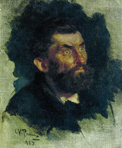 Man's Head - 1885