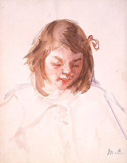 Cabeza De Françoise Mirando Hacia Abajo (N.° 4) - 1908