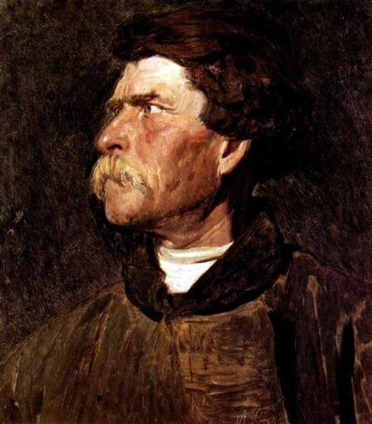 Jefe De Campesino (Estudio) - 1880