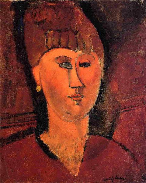 Red Women's Head - 1915