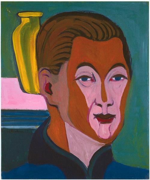 Painter's head (self -portrait) - 1925