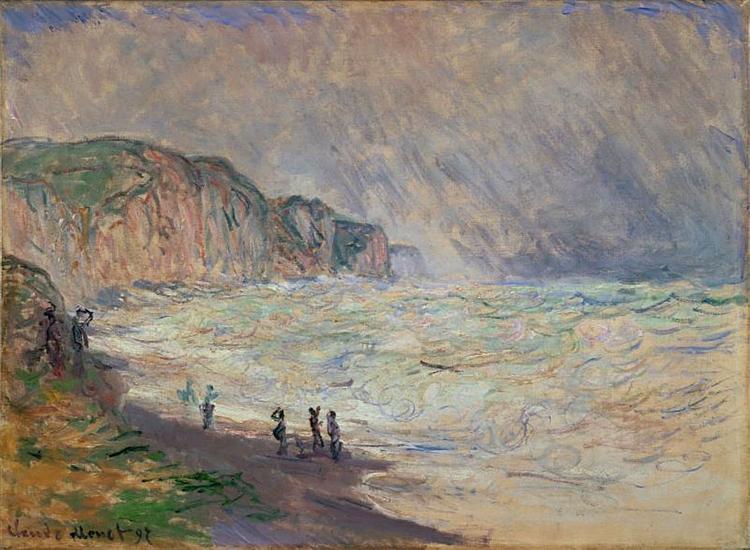 Pesante mare a Pourville - 1897