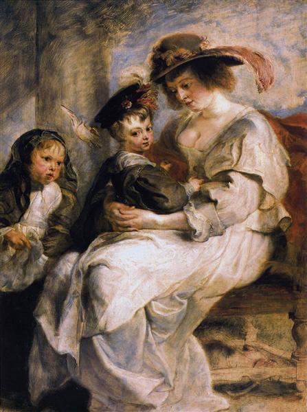 Helene Fourment con i suoi figli - 1637