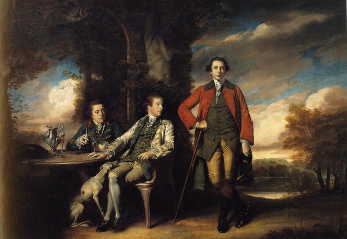 Henri Fane with his Guardians - 1762