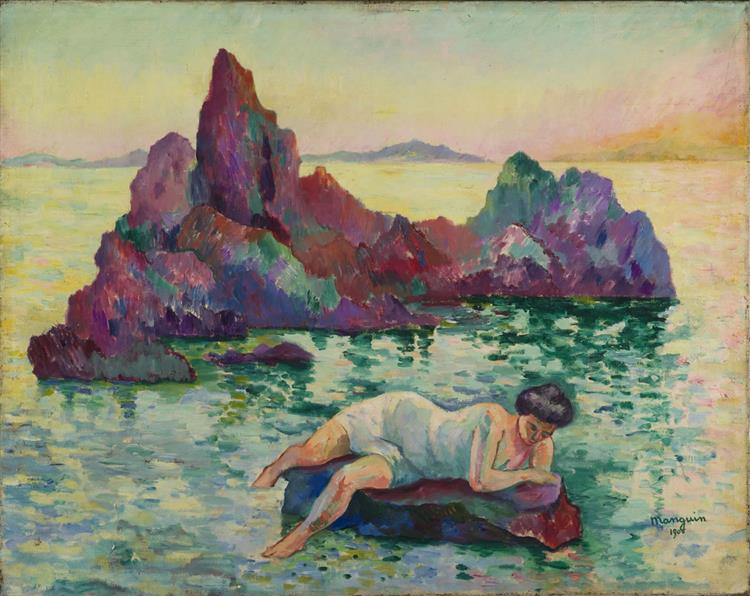 Le Rocher (LA Naïade - Cavalière) - 1906