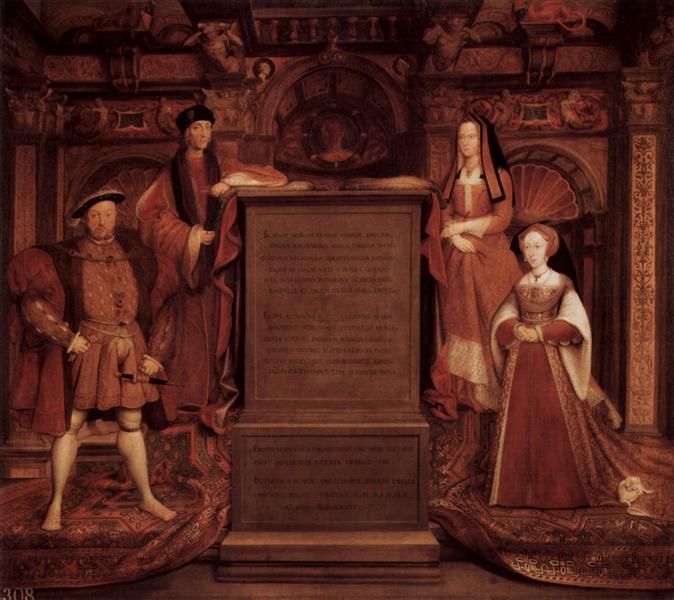 Henrique Vii - Elizabeth de York - Henrique VIII e Jane Seymour