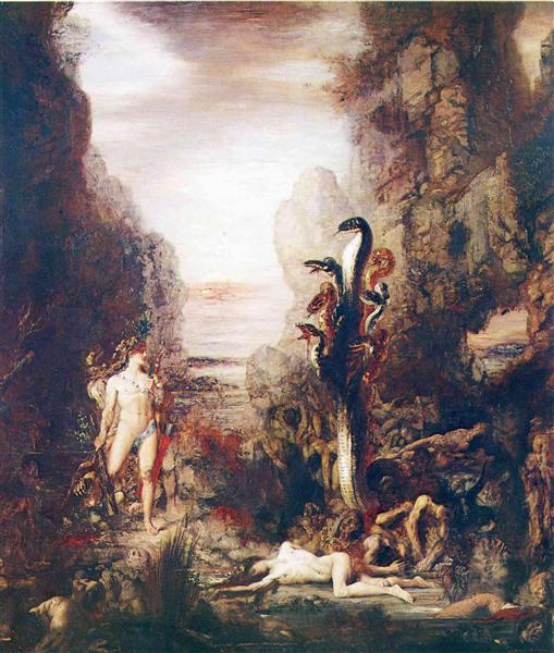 Hercules en La Hidra de Lerna - 1876