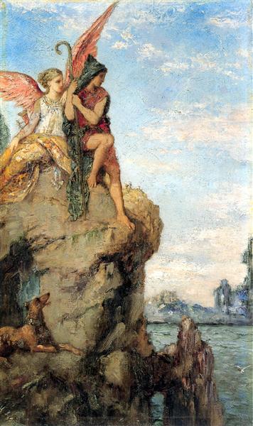 Hesiod und Muse - 1870