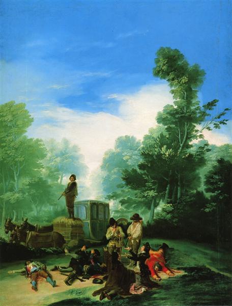 Salteadores De Caminos Atacando A Un Carruaje - 1787