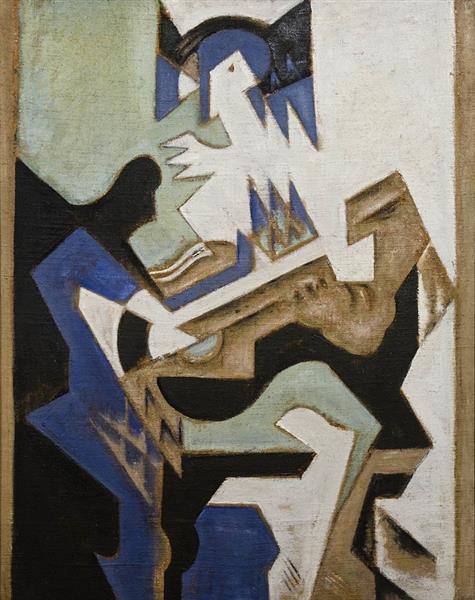 Man With Guitar - 1918